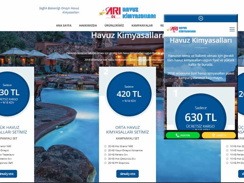 proje öz arı havuzculuk