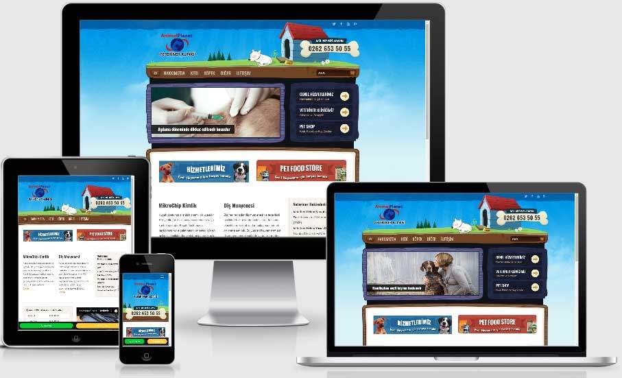 animal planet veteriner web tasarım